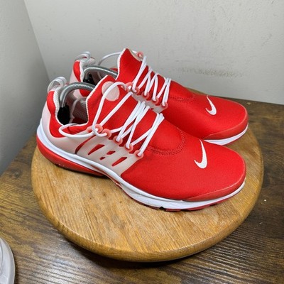 Nike Air Presto Comet Red Mens Size L 11-12 Red White Sneakers 305919-611