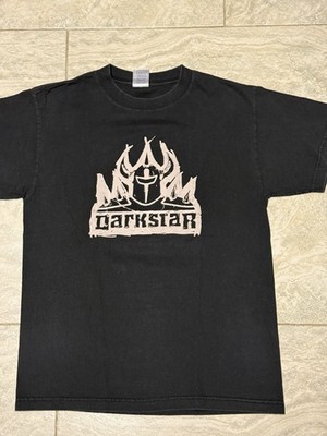 VTG Y2K 90s DARKSTAR Skateboards Strength Knight Helmet Black T