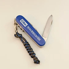 Victorinox Climber U.S. News Advertising – Older Front Corkscrew Model/Blue