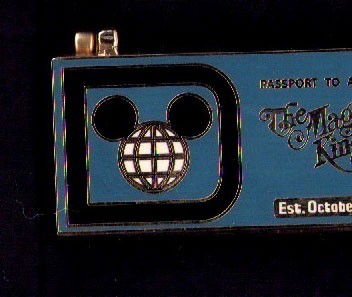 Disney The Magic Kingdom Ticket Book Hinged 2002 Pin