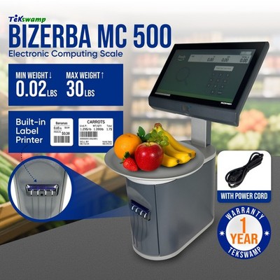   Bizerba MC500 Refurbished Professional Computing Scale Pricing Checkout