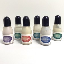 Group of 6 Tsukineko Opalite Reinkers - Reflective Interference Ink