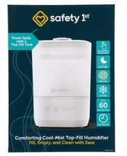 Safety 1st Comforting Cool Mist Top-Fill Humidifier White - New OPEN !!!