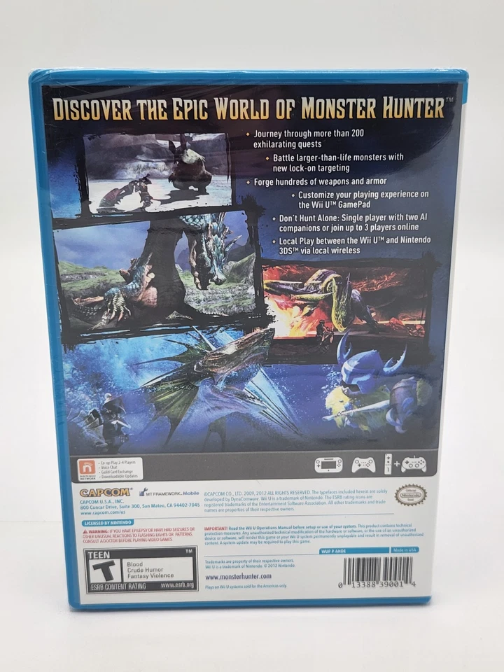 Monster Hunter 3 Ultimate (Nintendo Wii U, 2013) Brand New Factory Sealed US - Image 2 of 4