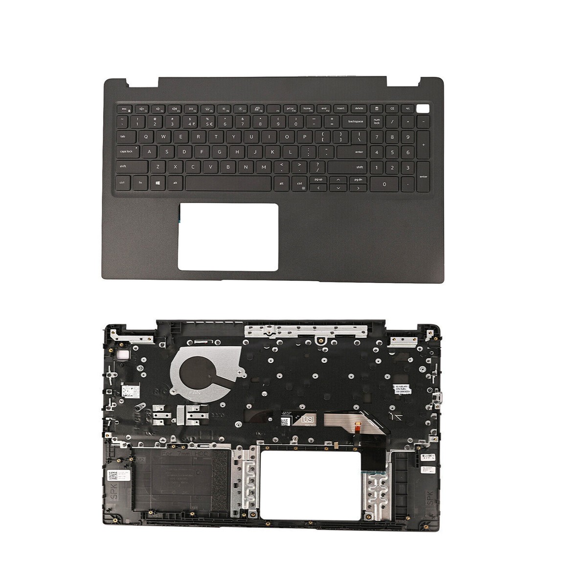 Replacement Keyboards Dell Latitude 3510 Backlit Keyboard Palmrest