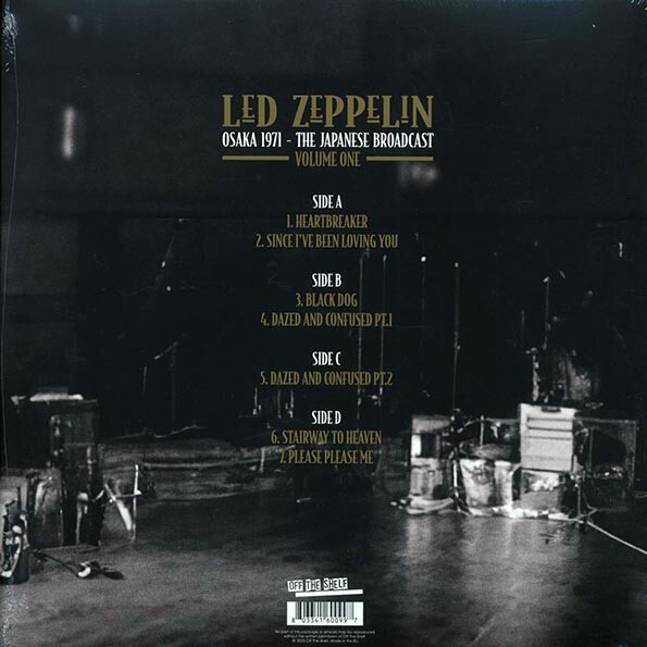 12inchLP／LedZeppelinOsaka,Japan9.29.1971 Led Zeppelin - Live in Osaka, Japan (September 29th, 1971