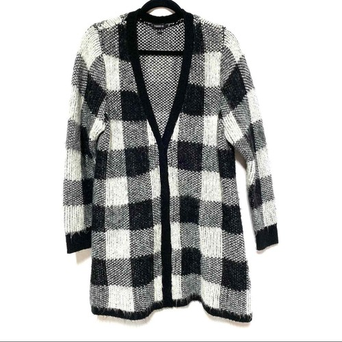 Torrid Check Plaid Angora Cardigan Plus 