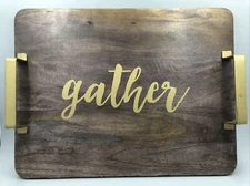 Thirstystone "Gather" Tray Wood Serving Tray
