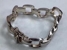 FAB Modernist 27.4 MCM Sterling bracelet Chain Italy .925 Hallmarked (G3)