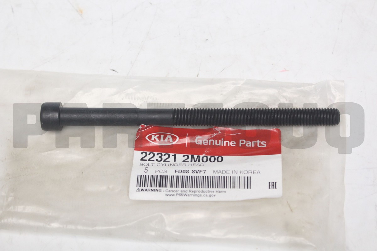 223212M000 Genuine Hyundai / KIA BOLT-CYLINDER HEAD | eBay
