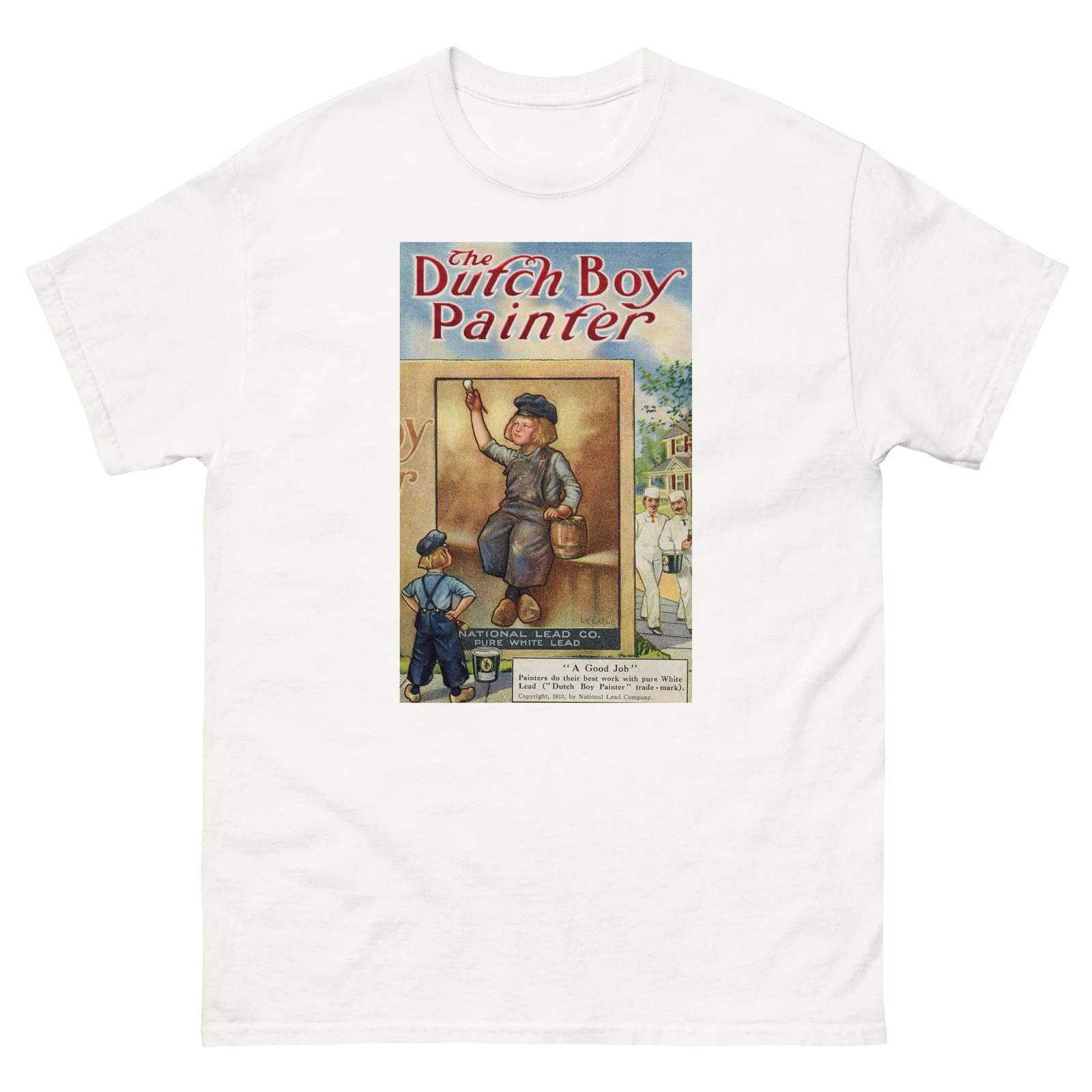 Vintage Dutch Boy Pure White Lead Paint Unisex T-Shirt
Opens in a new window or tab