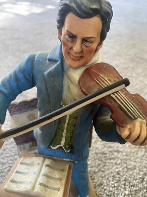 Vintage 1975 Haas Brothers Cyrus Noble Decanter The Violin Player