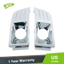 Fog Lights Cover Set Fit For Ford Flex 09-12 LH/Driver+RH/Passenger Side Chrome