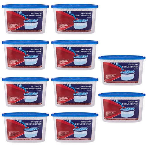 10 X Dehumidifier Interior Damp Trap Mould Moisture Mildew Remover Caravan Home