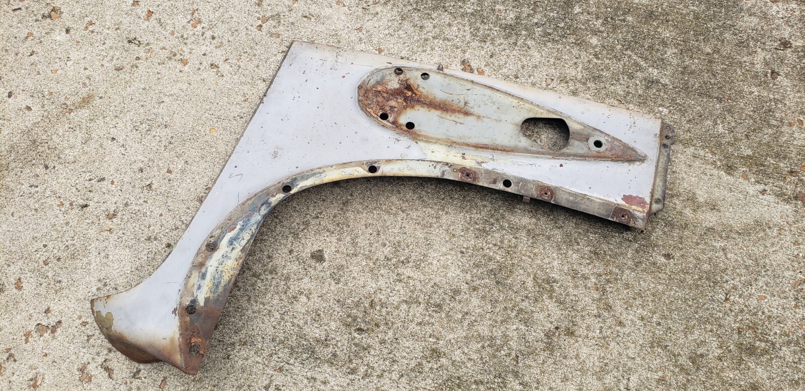 1939 LaSalle Driver Front Hood Side Headlight Panel Left