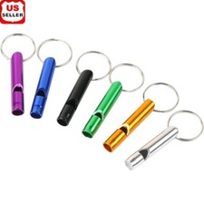 6pcs Emergency Whistles Extra Loud Keychain Survival Camping Hiking Boating New