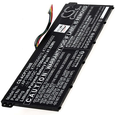 Akku für Laptop Acer Travelmate P215-51-87YW 11,25 3700mAh/41,6Wh Li-Polymer Sch
