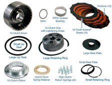 Sonnax 28756-01k Gm Aluminum Powerglide Performance 10-friction Clutch Drum Kit