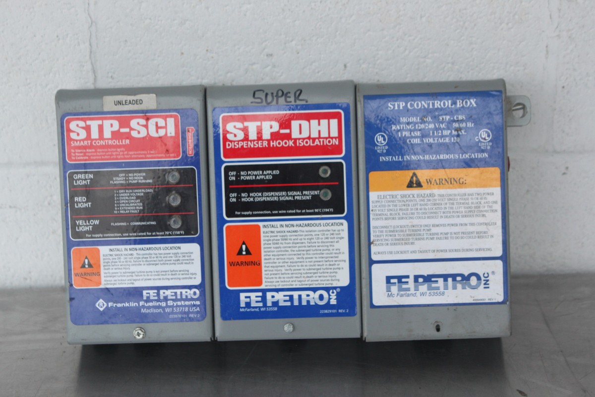 FE PETRO STP-SCI SMART CONTROLLER STP-DHI DISPENSER HOOK STP-CBS