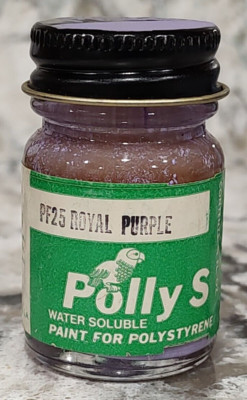 FLOQUIL POLLY S - MODEL & HOBBY PAINT for POLYSTYRENE 5/8 oz - PF25 ROYAL PURPLE