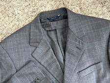Brooks Brothers Madison 1818 Suit 42R - 36W x 29L Vitale Barberis Wool Italy Pld