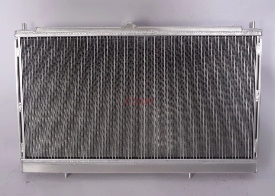 2Rows All Aluminum Radiator For Dodge Stealth 3.0L 1991-1996 MT 1992 1993 1994 - Image 3 of 4
