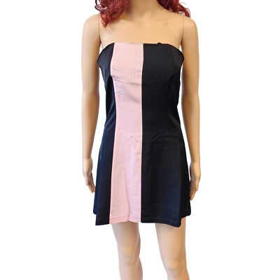 open lace back dress Amazon.com: My Party Shirt Cady Heron Black with Pink Stripe Costume Dress main image 1