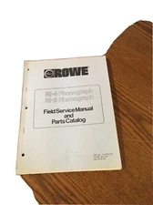 field service manual and parts catalog AMI rowe RI-4. RI-5 jukebox