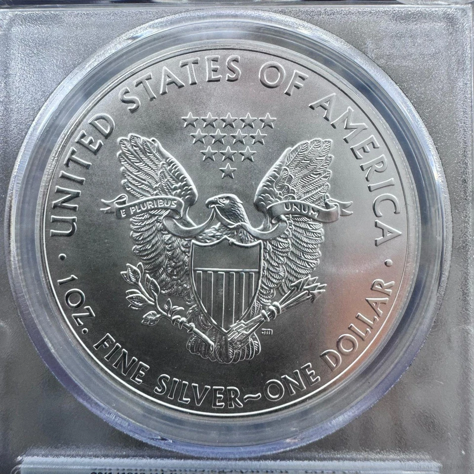 2015-W US American Silver Eagle .999 Fine Silver First Strike PCGS MS69 - Image 3 of 4