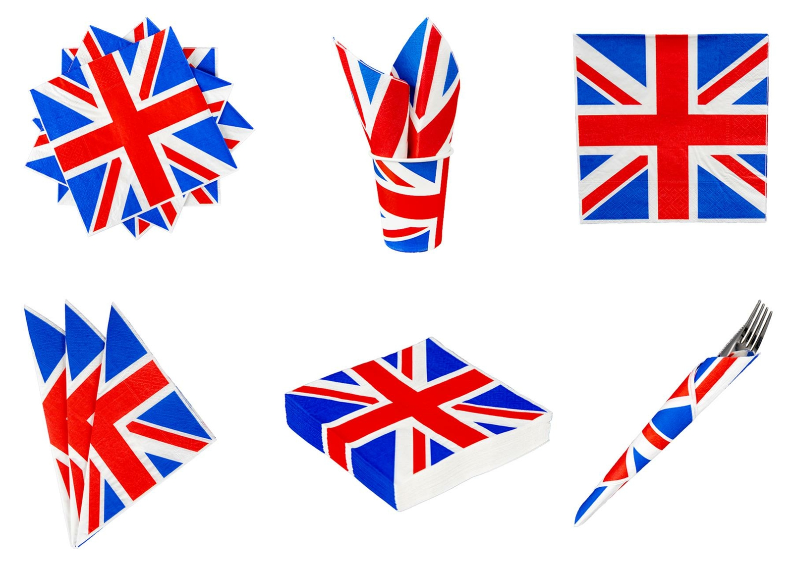 50 Union Jack Napkins Royal Events Kings Birthday Party Tableware Decorations eBay