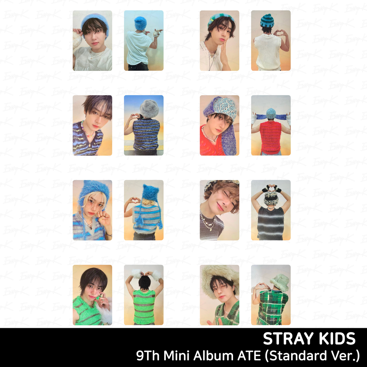 Stray Kids 9th Mini Album ATE Official Photocard Chk Chk Boom | eBay