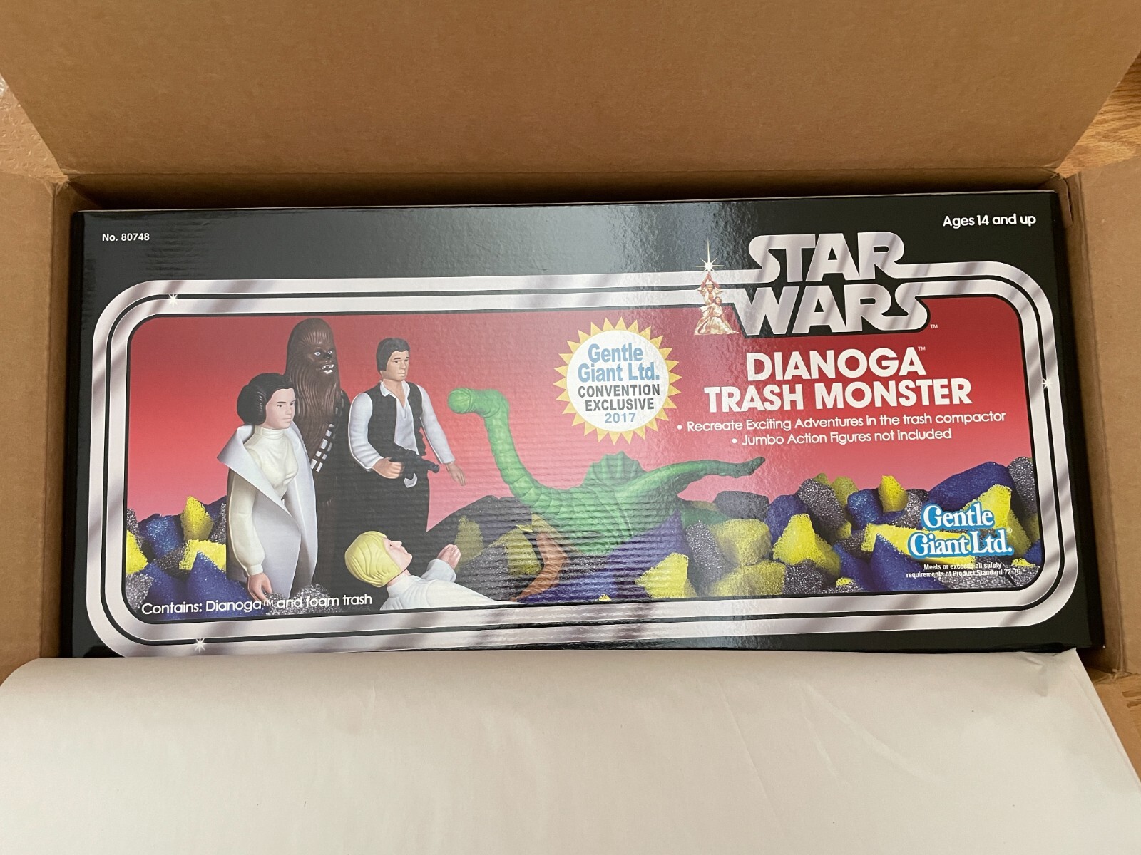 Star Wars Gentle Giant Jumbo Dianoga Trash Monster 2017 Convention Exclusive