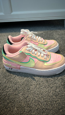 nike air force 1 shadow women size 8 ( 'Arctic Punch Barely Volt')