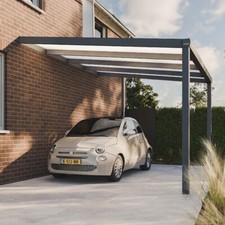 Carport überdachung Abstellplatz Garage Pavillon 4x3.5m Aluminium Pratt & Söhne