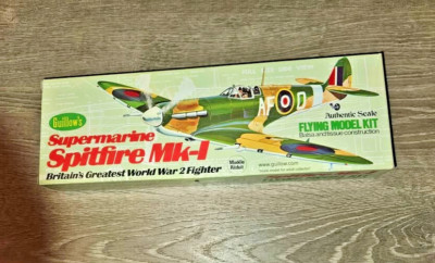 SEALED GUILLOWS  16-1/2'' Wingspan Supermarine Spitfire Kit GUI504