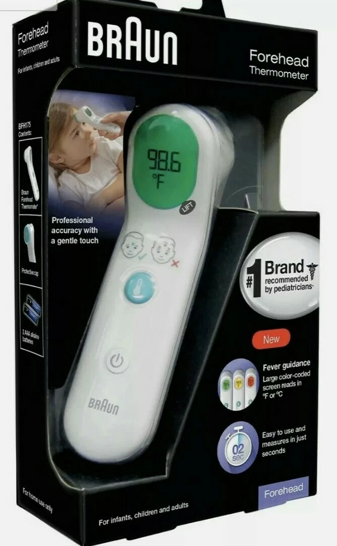 Braun Adult Forehead Thermometer BFH-175
Opens in a new window or tab