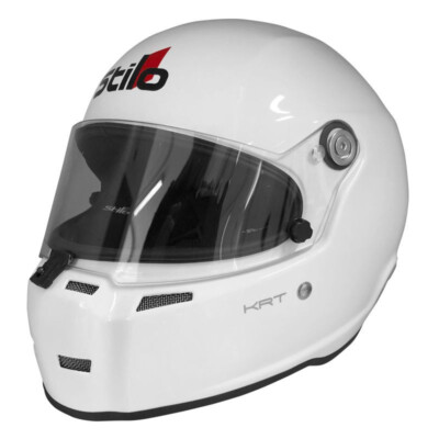 SNELL Stilo Helmet ST5 KRT Composite Full Face Helmet White