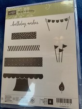 Stampin' Up Build A Birthday Photopolymer Stamp Set Gently Used