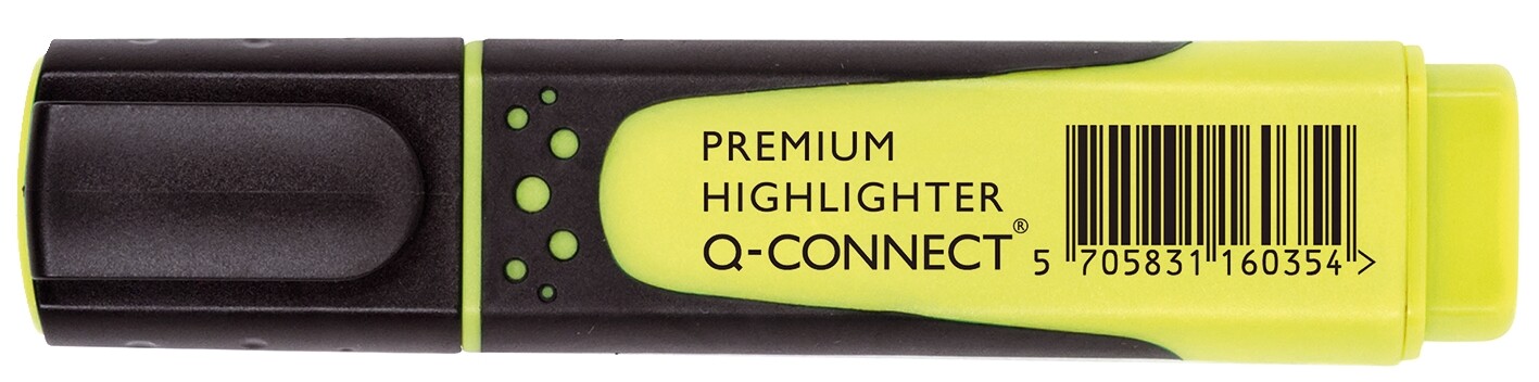 Q-Connect Textmarker 6er Pack, Pastellfarben, Strichstärke 1-5,2 Mm, Für Alle Papierarten