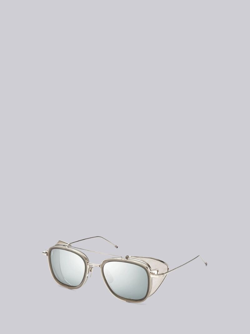 THOM BROWNE トムブラウン TB804-B NVY-18kGLD 45 THOM BROWNE TB804/B - Sunglasses