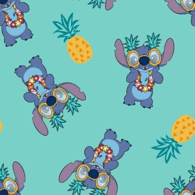 STITCH PINEAPPLE Cotton Fabric by SPRINGS CREATIVE BTY