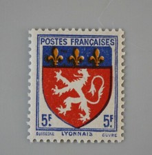 France année 1943 YT 572 Neuf luxe ** armoiries de Provinces Lyonnais