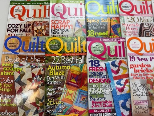 LOT 24 Quilting Magazines Qilter's World Newsletter Quilt Sewing Patterns Crafts - Picture 4 of 6