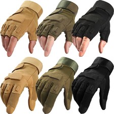 Tactical Airsoft Hunting Gloves for Men Women Full/Half Finger Combat Gloves US