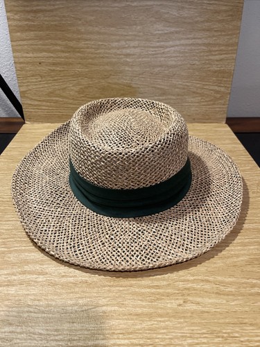 Raffia Golf Gambler Hat 