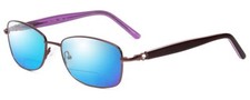 Joan Collins JC9796-BUR Polarize Bi-Focal Sunglass Red Lilac Purple Crystal 57mm