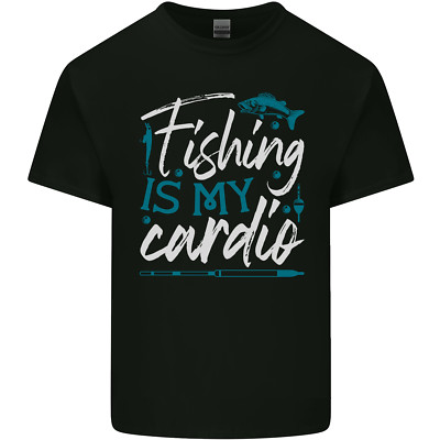 T-Shirt Fishing is My Cardio lustig Fischer 2 Kinder Kinder