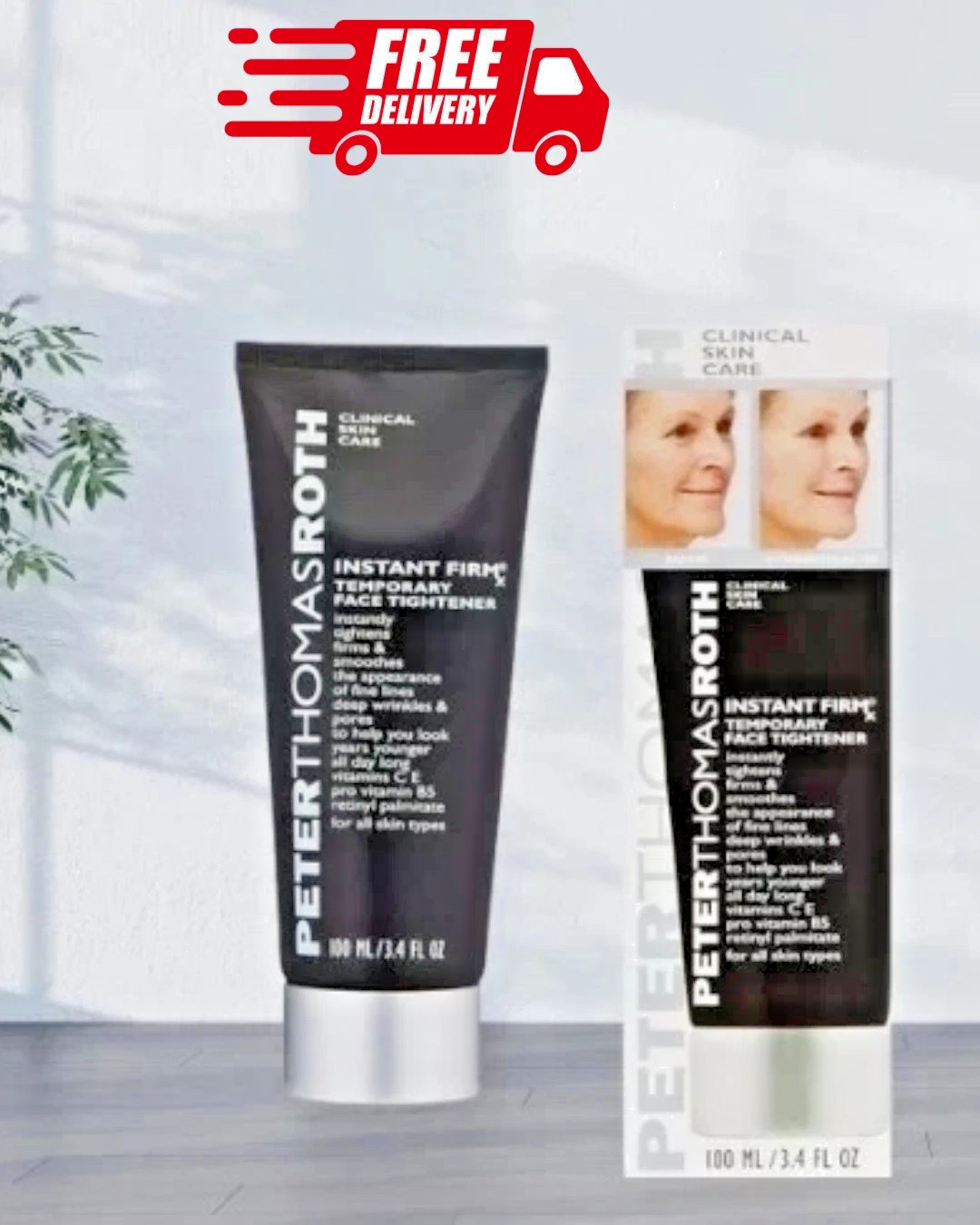 Peter Thomas Roth Instant Firmx Temporary Face Tightener 3.4 oz 100 ml NIB