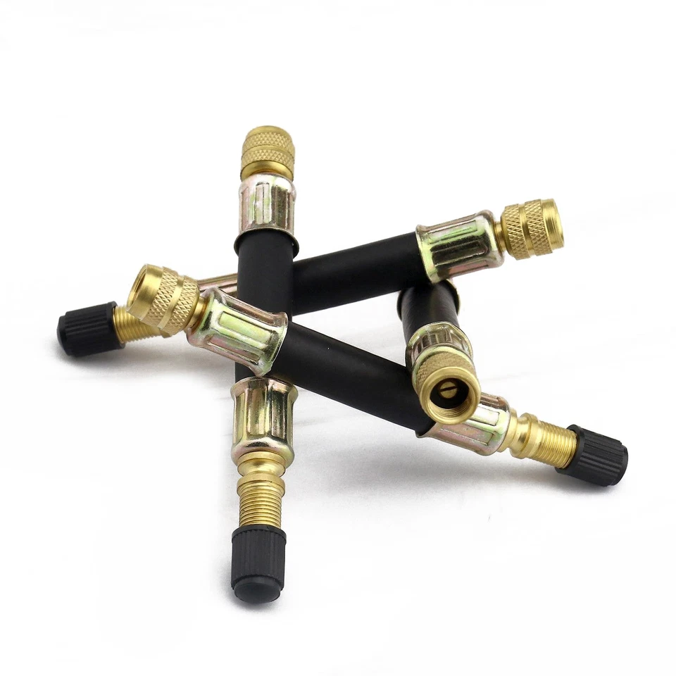 4pcs 105mm Dual Tire Valve Extension Adapter Stem For Truck RV Trailer Wheel/NEW - Image 4 of 4