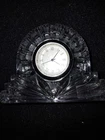 Vintage Galwey  Crystal Small Mini Mantle Clock